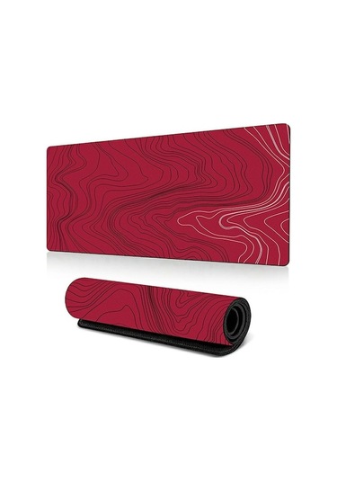 Cbtx 300 X 600 X 3mm Soyut Sıvı Desenli Büyük Fare Mat Kaymaz Kauçuk Mouse Pad - Stil P Stil P