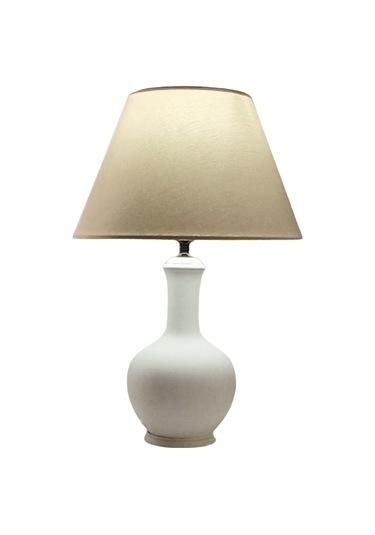 Milet Abajur, Yükseklik 45 Cm X Çap30 Beyaz