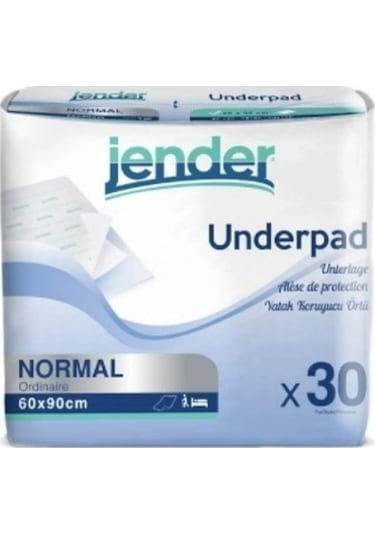Jender Yatak Koruyucu Örtü Underpad 60x90cm 30 lu 1 Paket