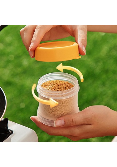 Suntek Taşınabilir Açık Kavanoz Kompakt Düşük-2-katman Sarı