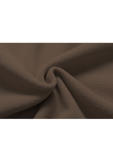 Genıus Store Erkek Polar Oversize Sweatshirt Polar Sweatshirt Haki