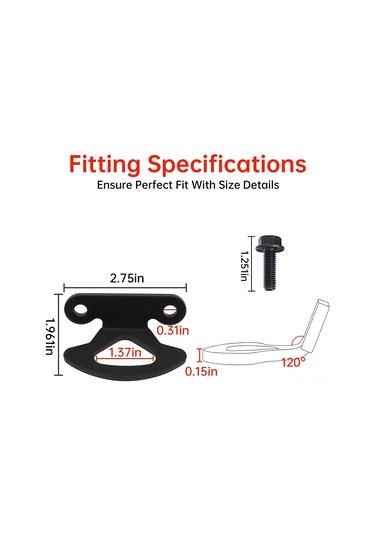 Xiyyadms Ford F150 2000-2015 Ve Lincoln Mark Lt Yük Sabitleme Ekipmanı - Siyah Çelik Kancalar 6'lı Set + Vida Kamyon Yatağı Bağlantı Noktası