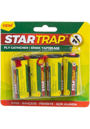 Startrap Yapışkanlı Sinek Bandı 4 Adet