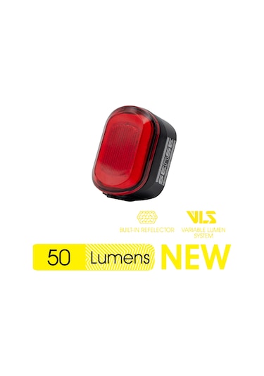 Moon Orıon Sense Usb 50 Lumen Arka Lamba Siyah  - Kırmızı