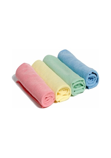 Ceymop Mikrofiber Temizlik Bezi 4 Adet Çok Renkli 40 x 40 CM