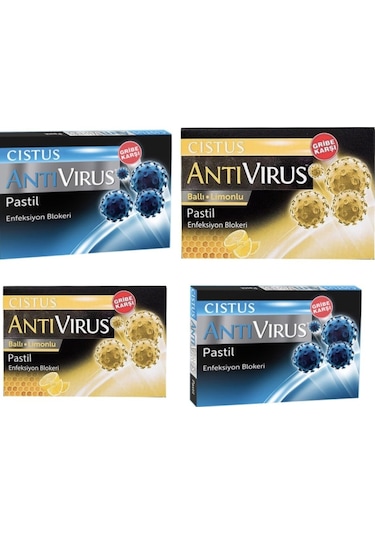 Cistus Antivirus Ballı Limonlu Pastil Antivirus Pastil 2 Adet