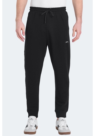 Slazenger Oluften I Erkek Cepli Siyah Eşofman Altı Siyah