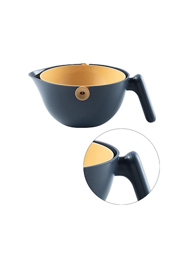 Suntek Plastik Sebze Meyve Pirinç Yıkama Drenaj Süzgeç Kevgir