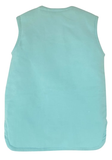 Müslin Bebek Yelek-hırka Organik 1 - 2 Yaş Mavi