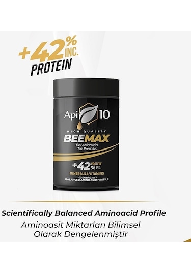 Api 10 Beemax Bal Arıları İçin Yüksek Kaliteli Protein, Vitamin Ve Mineral Katkısı 1000gram