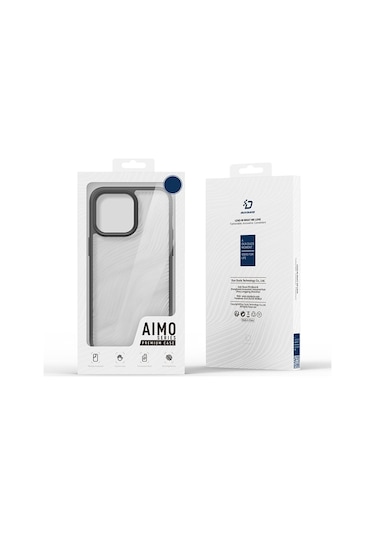 Dux Ducis iPhone Uyumlu 15 Pro Max Aimo Premium Buzlu Sert Pc-tpu Kılıf