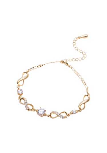 Vkemall Kadınlar İçin Altın Renkli Ayarlanabilir Zirkon Bileklik/ayak Bilekligi - Sonsuz Kalp Deseni, 3a Zirkon Taşları, 14k Altın Kaplama, Duyarlılık Düşük, Dayanıklı Gold Vkemall Kadınlar İçin Altın Renkli Ayarlanabilir Zirkon Bileklik/ayak Bilekligi - Sonsuz Kalp Deseni, 3a Zirkon Taşları, 14k Altın Kaplama, Duyarlılık Düşük, Dayanıklı Gold