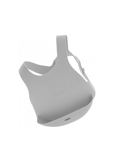 Oioi Silikon Mama Önlüğü Gri