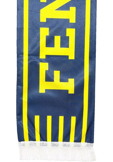 Fenerbahçe Lisanslı Since 1907 Fenerbahçe Saten Şal Atkı Lacivert - Sarı
