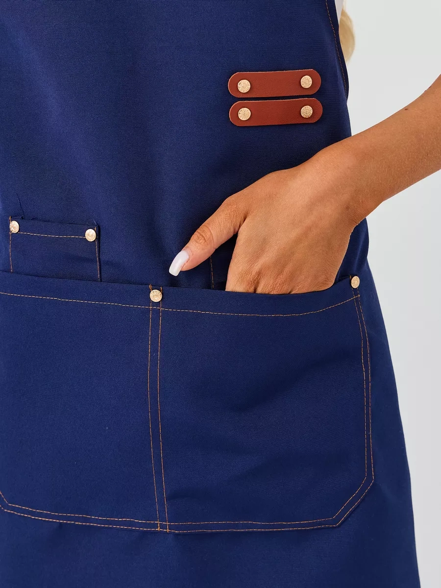 Dadilove Mutfak Önlüğü, Manikür Ve Kuaför Ustası İçin. 221234552 Mavi