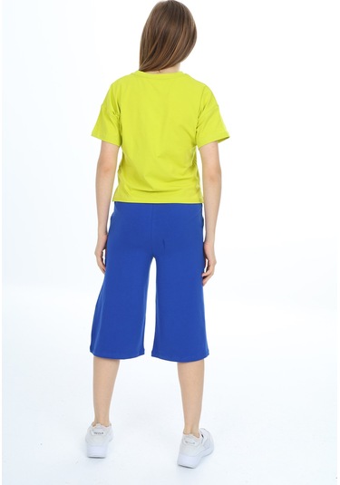 Toontoy Kız Çocuk Flw Paradıse Yazı Baskılı Kaprili Takım Yeşil