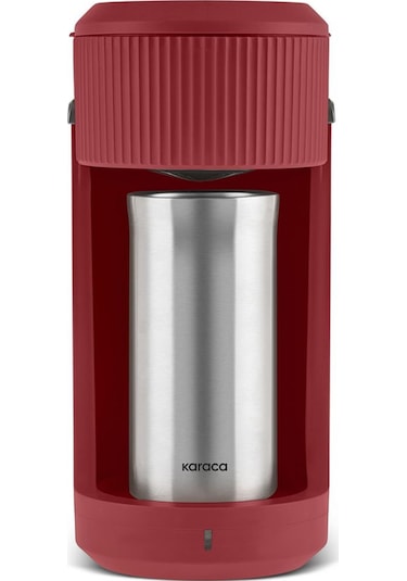 Karaca Mono Personal Filtre Kahve Makinesi + İnox Kişisel Termos