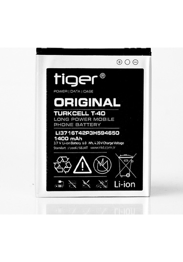 Tiger Turkcell T40 / Avea Intouch2 Batarya Li3716T42P3H594650 140