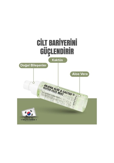 Orjena Aloe & Cactus Water Face Mist 125 ML