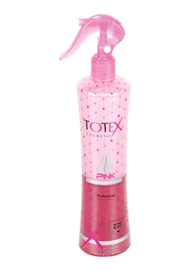 Totex Boyalı Saçlar İçin Çift Fazlı Pembe Fön Suyu 400 ML