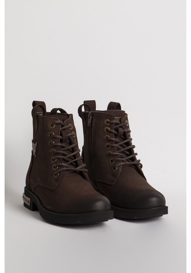 Hammer Jack 102/15200g Gerçek Nubuk Deri Kadın Bot Kahverengi