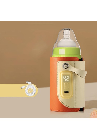 Homyl Biberon Isıtıcı Taşınabilir Isıtma Süt İş Turuncu