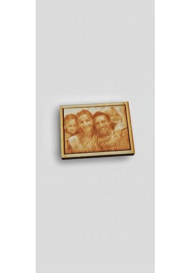 Kişiye Özel Ahşap Kazıma Magnet Ahşap 01