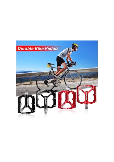 Enlee-bisiklet Pedalları Alüminyum Alaşım Düz Bisiklet Platformu Y13768r