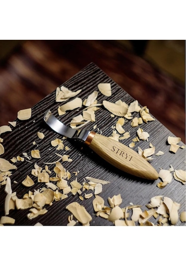 Stryı 150050 Ahşap Kaşık Oyma Bıçağı 50 Mm Sağ El