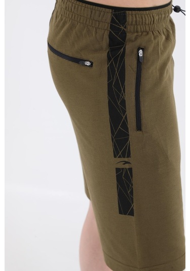Maraton Sportswear Regular Erkek Basic Zeytin Şort 21042-zeytin Zeytin Yeşili