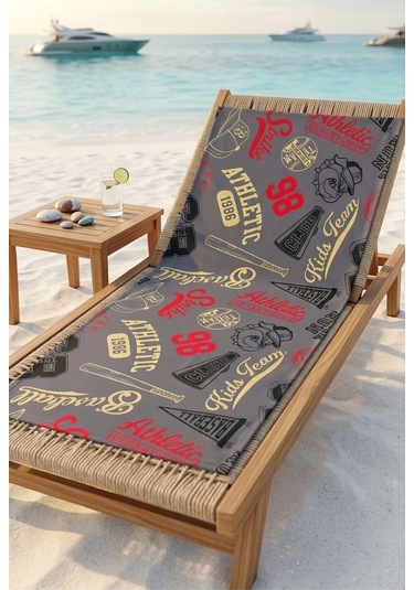 Game Day Gri - Antrasit Plaj Havlusu 70 X 150 Cm Gri - Antrasit