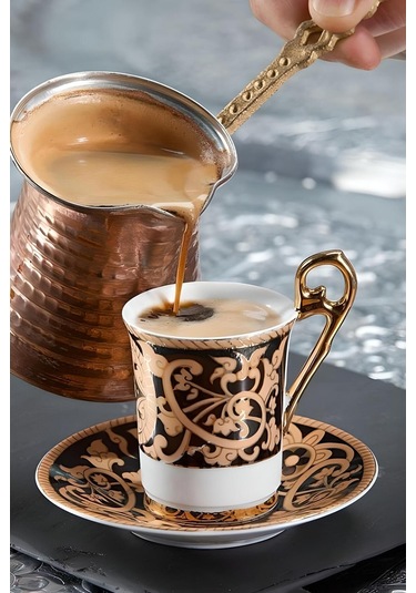 Cezve Sütlük Orta Boy 800 Cc Bakır