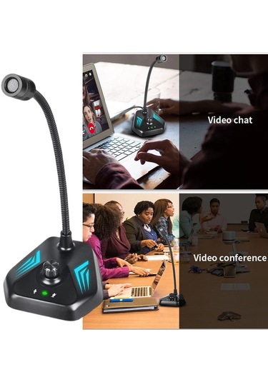 Homyl Windows Dizüstü Bilgisayar Için Usb Mikrofonu Sohbet Pc