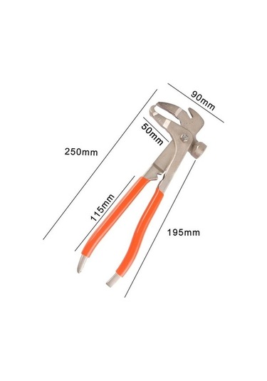 Fastbuy Lastik Dengesi Ağırlık Kaldırma Pencesi, Kırmızı, Dayanıklı Dengeli Çekiç