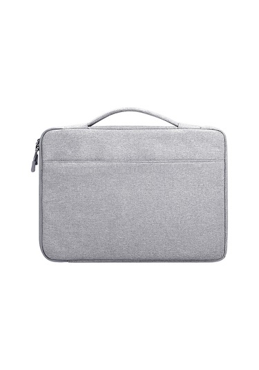 Oxford Bez Su Geçirmez Laptop Çanta 15.6 İnç Dizüstü Bilgisayarlar İçin, Bagaj Arabası Kayışı İle Gri