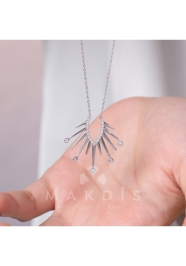 0.15 Karat Tasarım Pırlanta Kolye 37841455