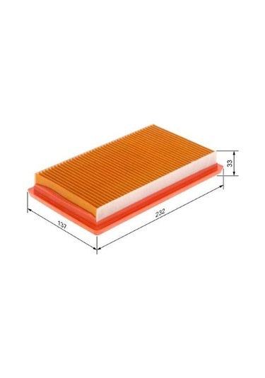 Nissan Micra K12 1.6 2005-2010 Bosch Hava Filtresi Yağlı