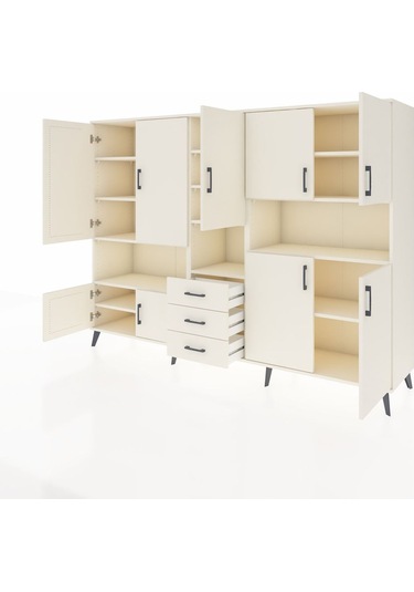 Hyperion Dolap 13 Raflı 3 Çekmeceli 9 Kapaklı 220x44x163 Aytaşı-a Aytaşı-aytaşı