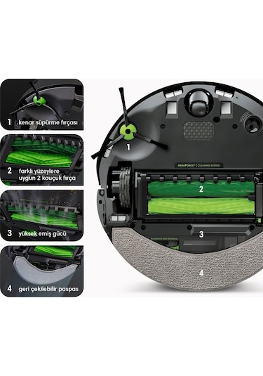 iRobot Roomba j7+ Combo Robot Süpürge