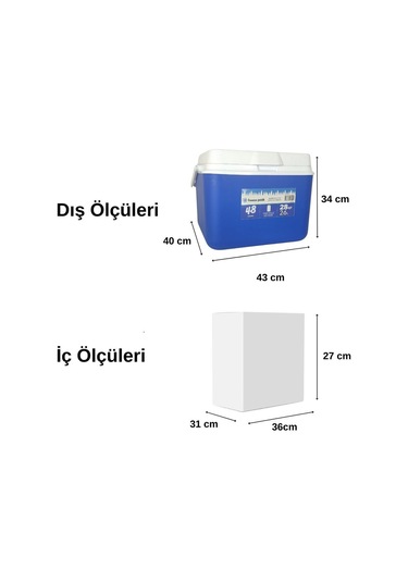 Freeze Peak Adventure 28 Qt Soğutucu Buzluk 26 Litre 001