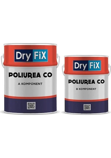 Dryfix Soğuk Poliürea Esaslı Su Yalıtım Malzemesi 26.5 Kg Set