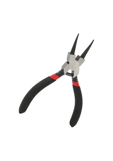 Ximistore9 Karbon Çelik İç Doğru Kanca Pense, Lastik Ergonomik Tutamak, 5 İnç, Snap Ringları Yükleme/kaldırma, Dayanıklı, Tek Elle Kullanım