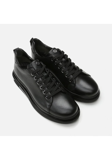 Hotiç Hakiki Deri Siyah Erkek Günlük Ayakkabı 02ayh296460a100 Siyah-black Siyah
