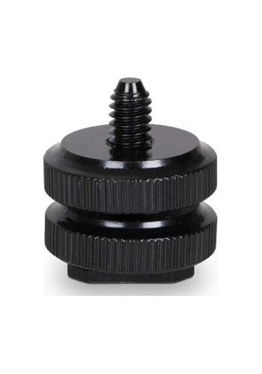 Andoer Marka Sc12 Çift Somunlu Flaş Işık Montaj Vidası Siyah