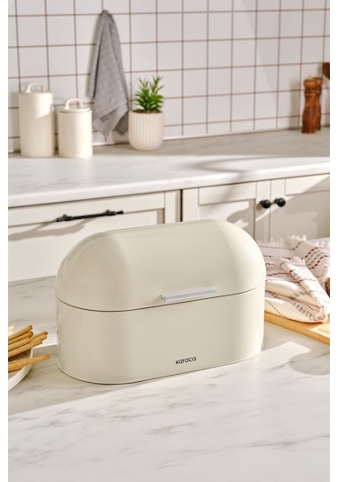 Karaca Dustin Ekmek Kutusu Cream