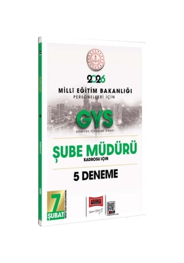 Yargı Yayınları 2026 Meb Personelleri İçin Gys Şube Müdürü Kadrosu İçin 5 Deneme