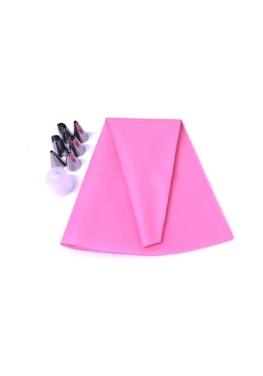 3b Trend Krema Sıkma Torbası 7 Çelik Uç + Silikon Torba Krema Pompası