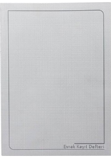 Bayındır Evrak Kayıt Defteri 40 Yp 1. Hamur 60 Gr./m2 24x34 Cm