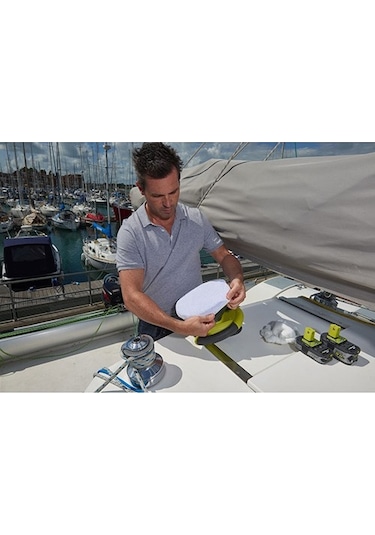 Ryobi R18B-0 Çift Kollu 25 CM 18 Volt Aküsüz Polisaj Makinesi
