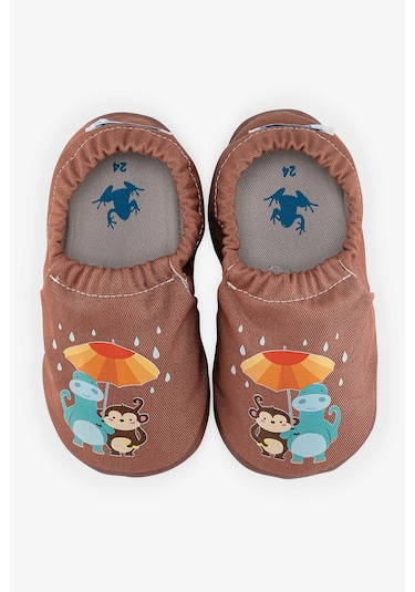 Hopfrög Kids Umbrella Flower Hyper Barefoot Akıllı Patik Kahve